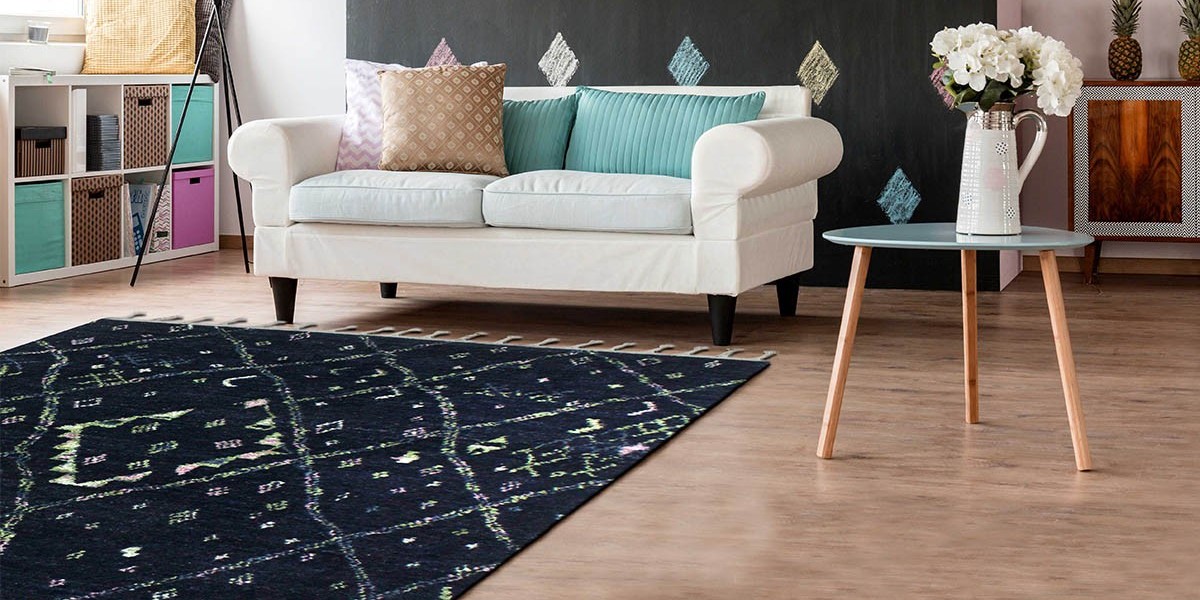 Tranquil Elegance: Elevating Your Space with Blue Rugs