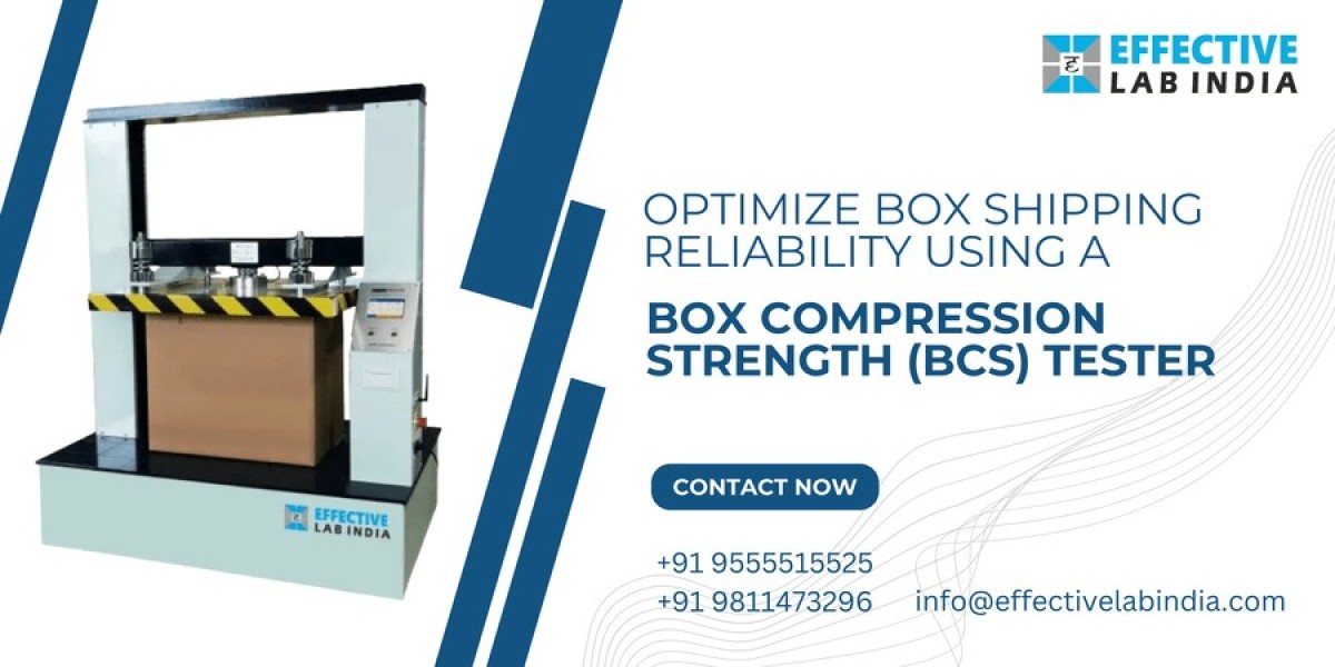 Optimize box shipping reliability using a Box Compression Strength (BCS) tester