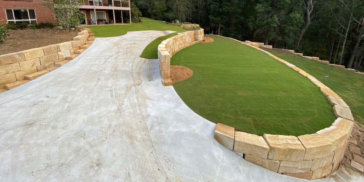 Build Lasting Elegance with Sandstone Block Retaining Walls